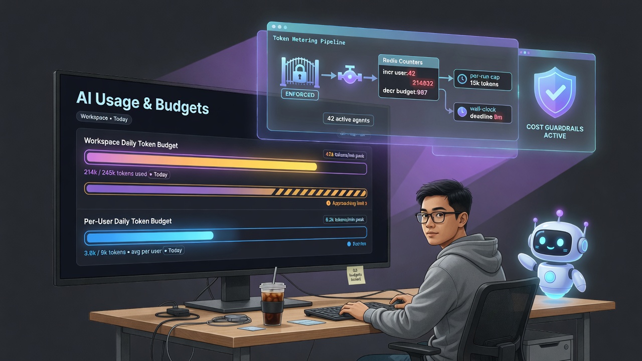 Putting a Budget on AI: Workspace and Per-User Token Caps for a Self-Hosted Workspace