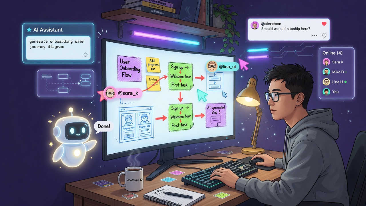 OneCamp Collaborative Boards: A Miro-Class Whiteboard On Your Own Infrastructure
