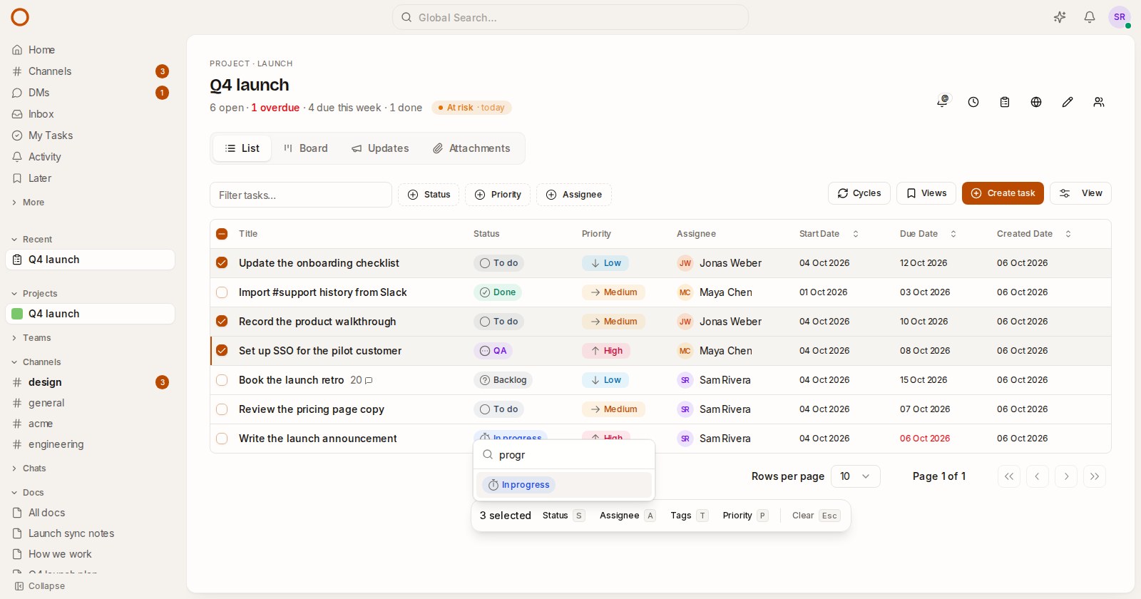 Work Through Your Tasks From The Keyboard