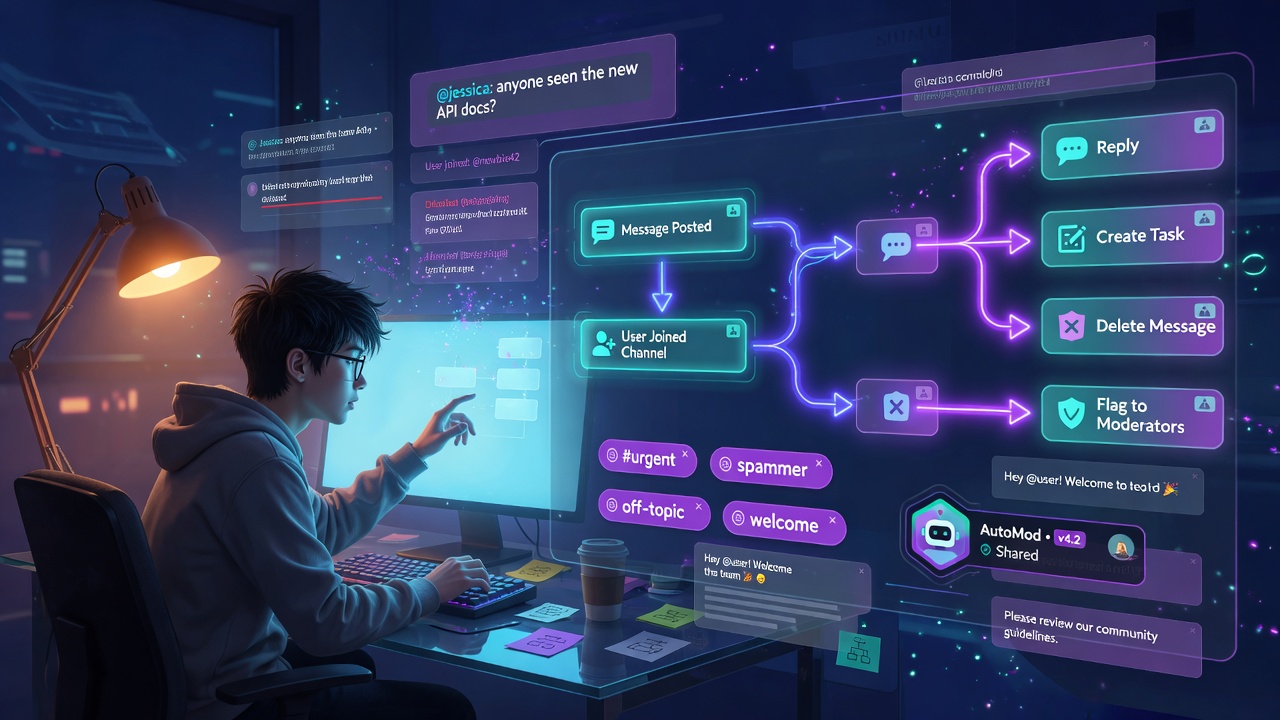 Workflows in OneCamp: Slack-Class Automation Without the Sprawl